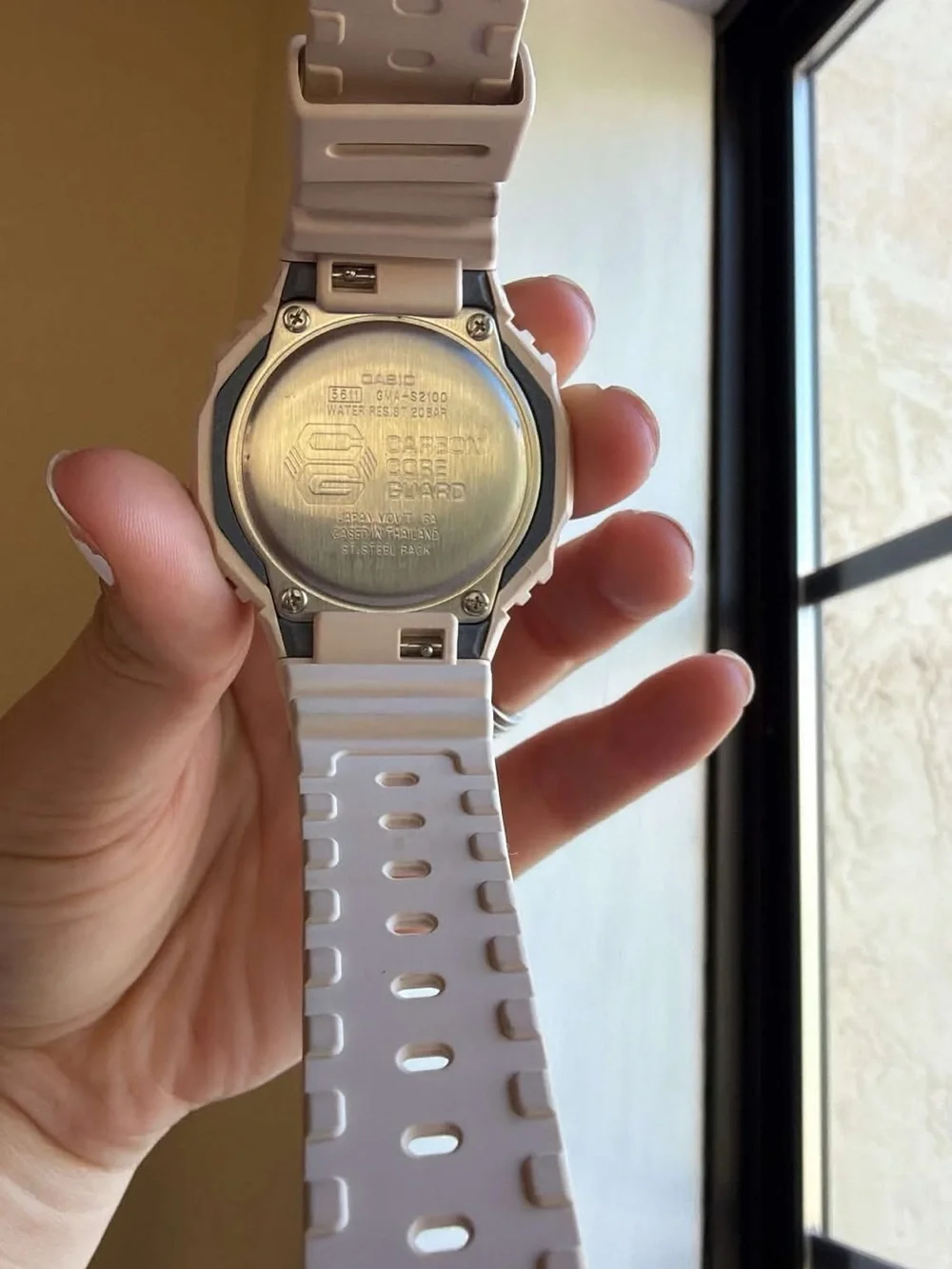 Casio G-Shock Beige Resin Watch - royal oak Casio